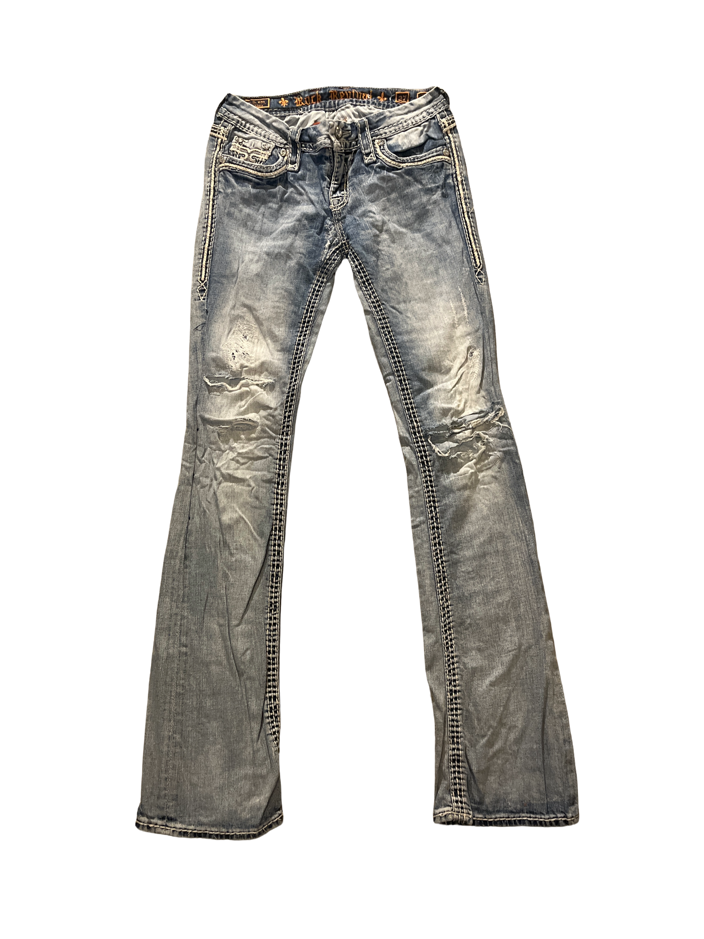 Rock Revival Flare Jeans - Storlek 27 (S)