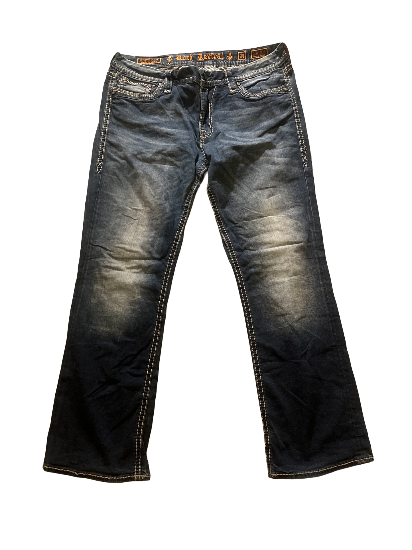 Rock Revival Easy Boot Jeans - Storlek 34 (XL)