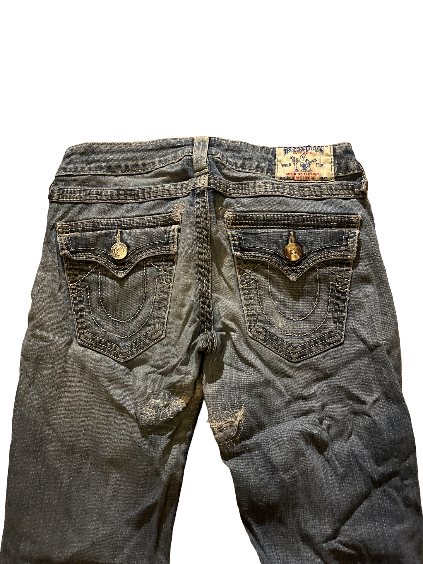 True Religion Straight Jeans - Storlek 27 (S)