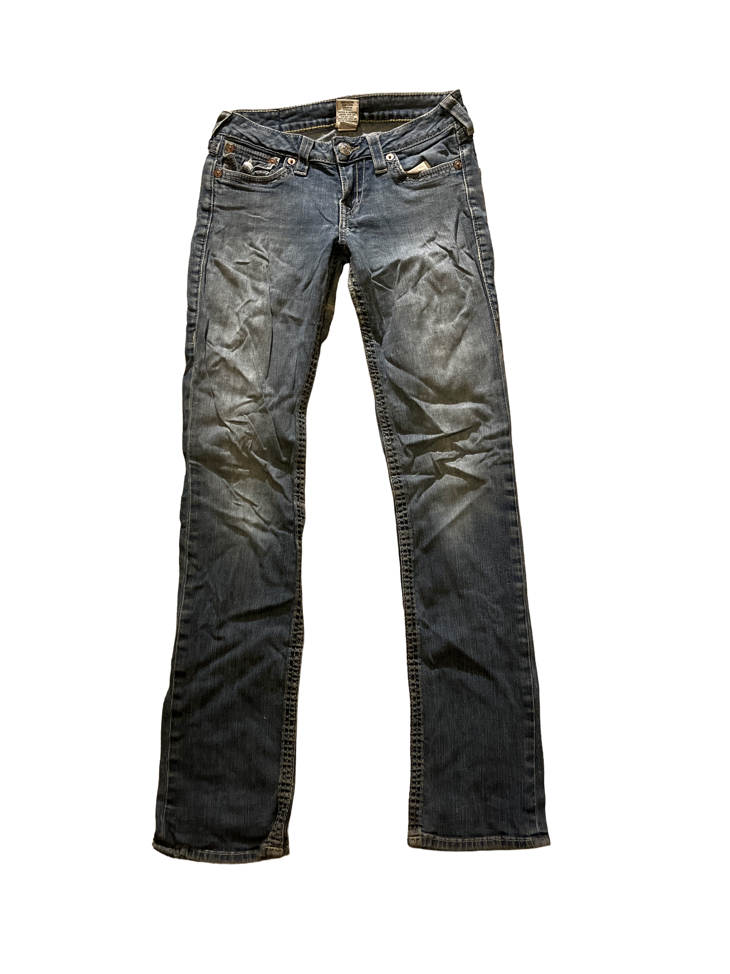 True Religion Straight Jeans - Storlek 27 (S)