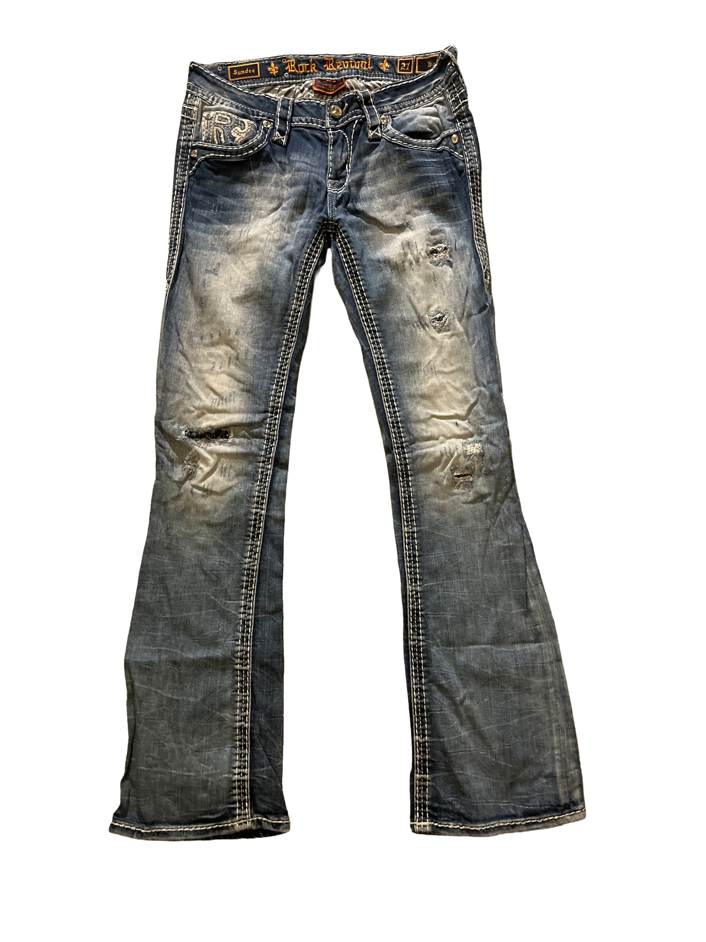 Rock Revival Flare Jeans - Storlek 27 (S/M)