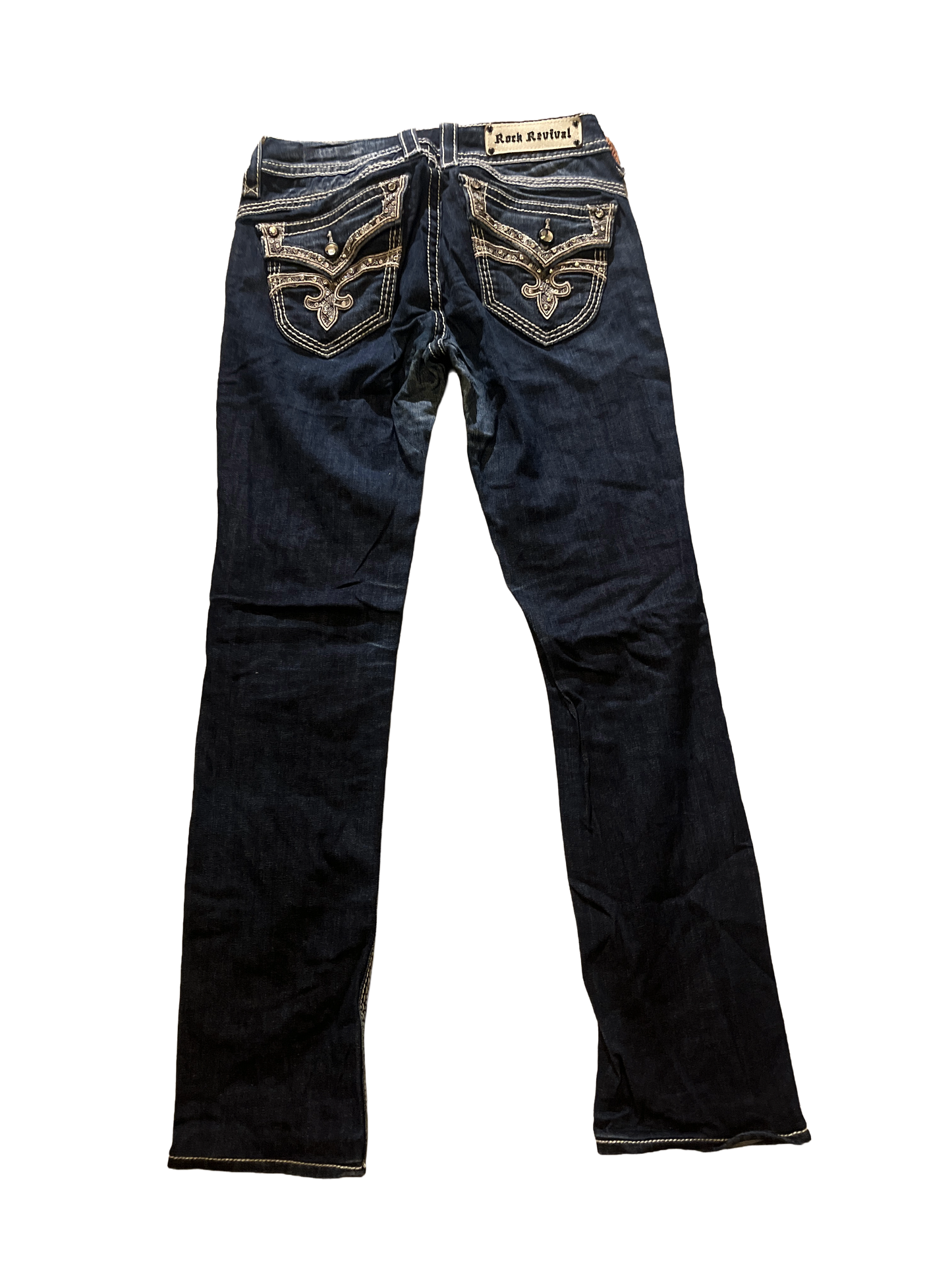 Rock Revival Straight Jeans - Storlek 29 (M)