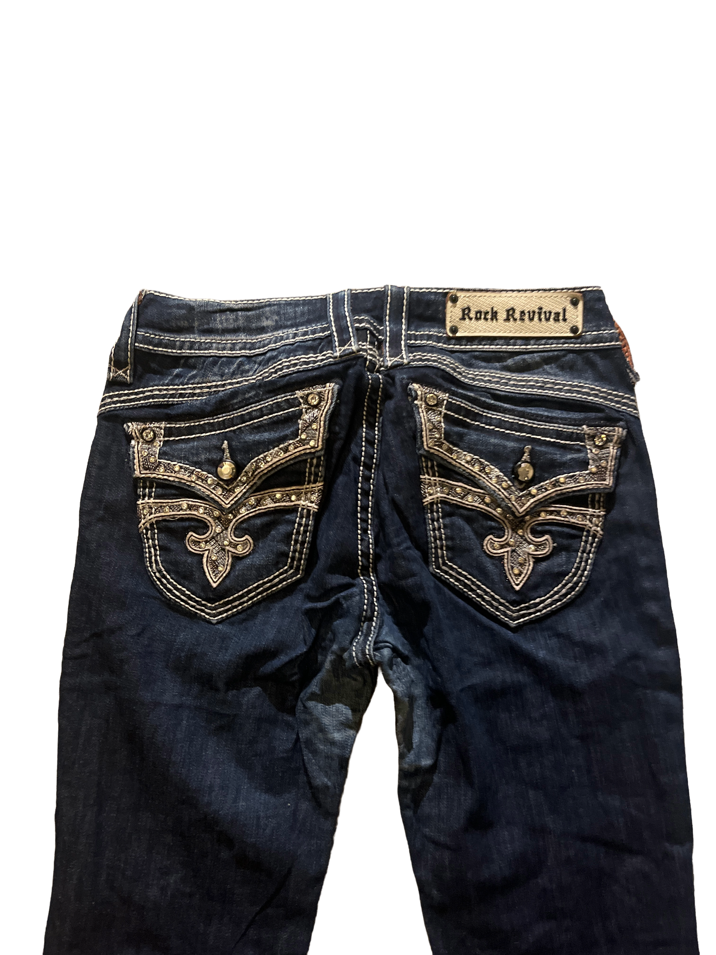 Rock Revival Straight Jeans - Storlek 29 (M)