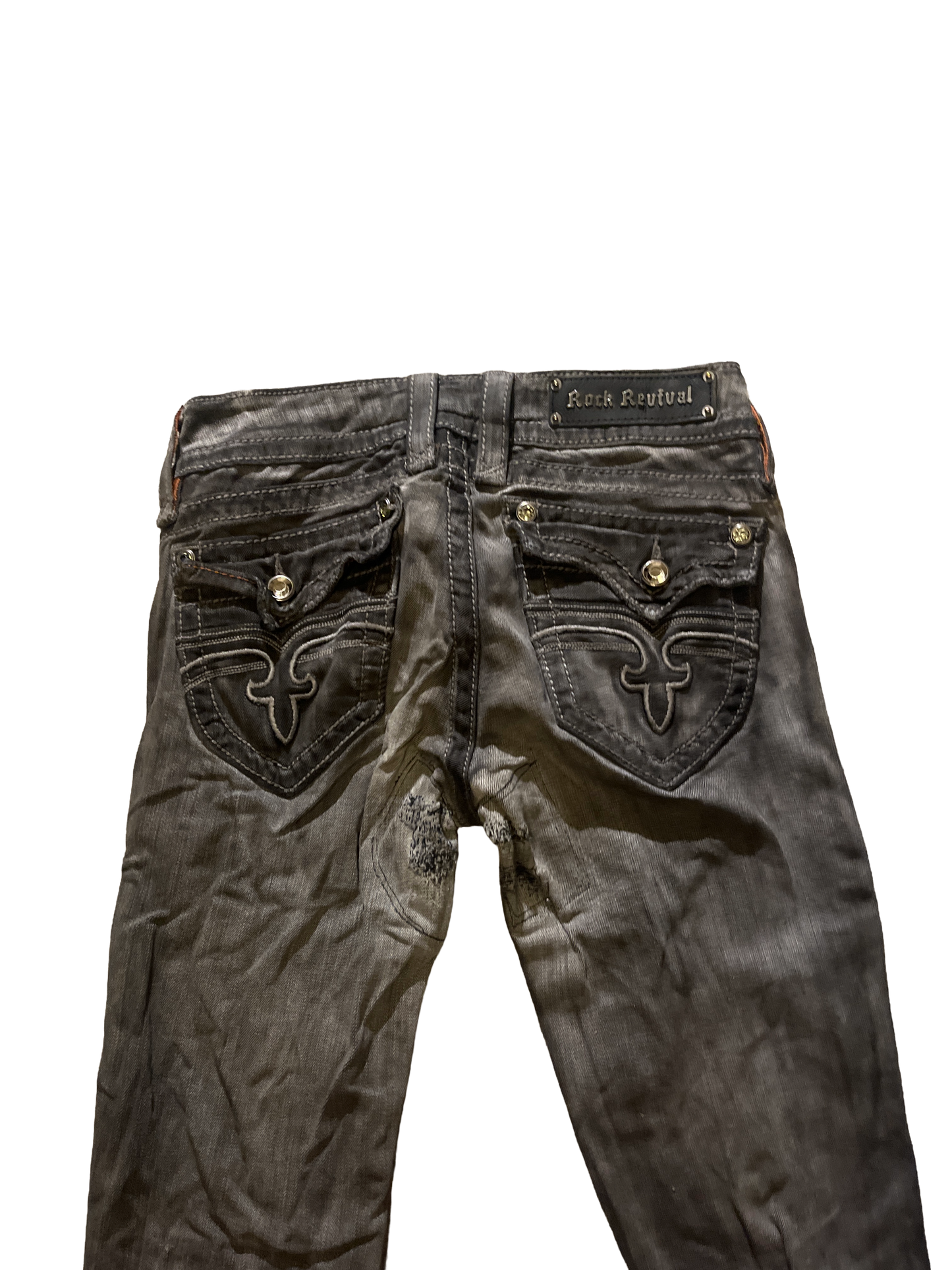 Rock Revival Straight Jeans - Storlek 29 (S)