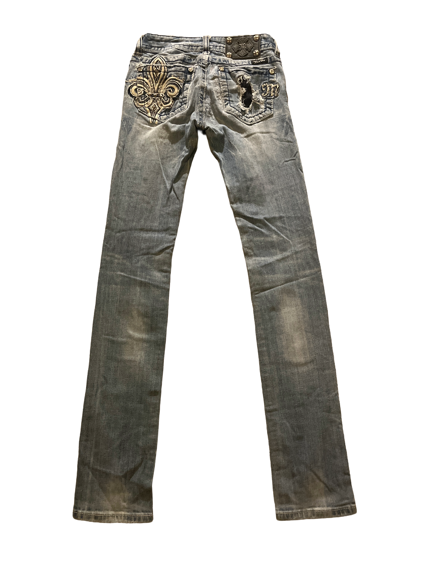 Miss Me Straight Jeans - Storlek 25 (XS)