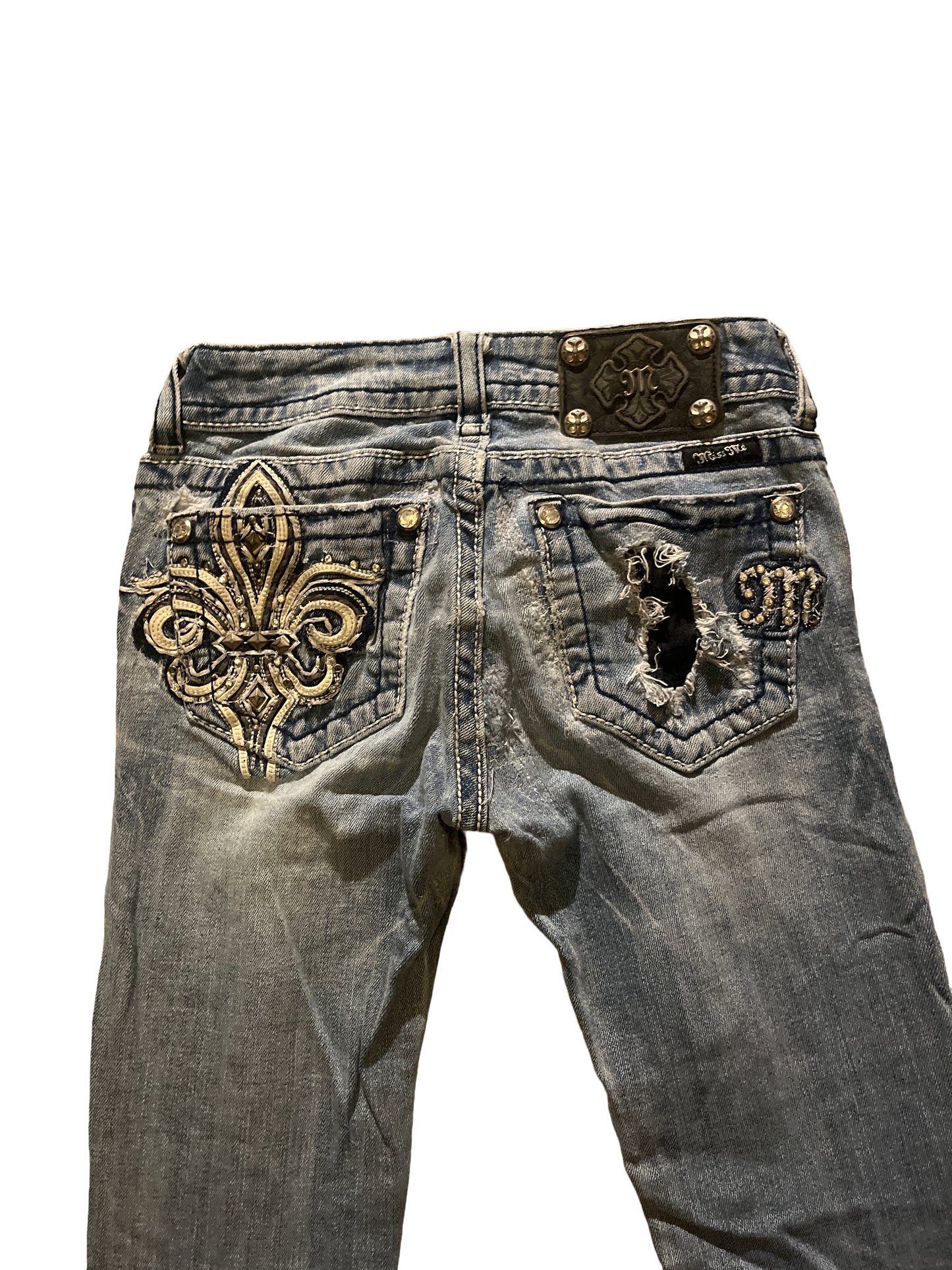 Miss Me Straight Jeans - Storlek 25 (XS)