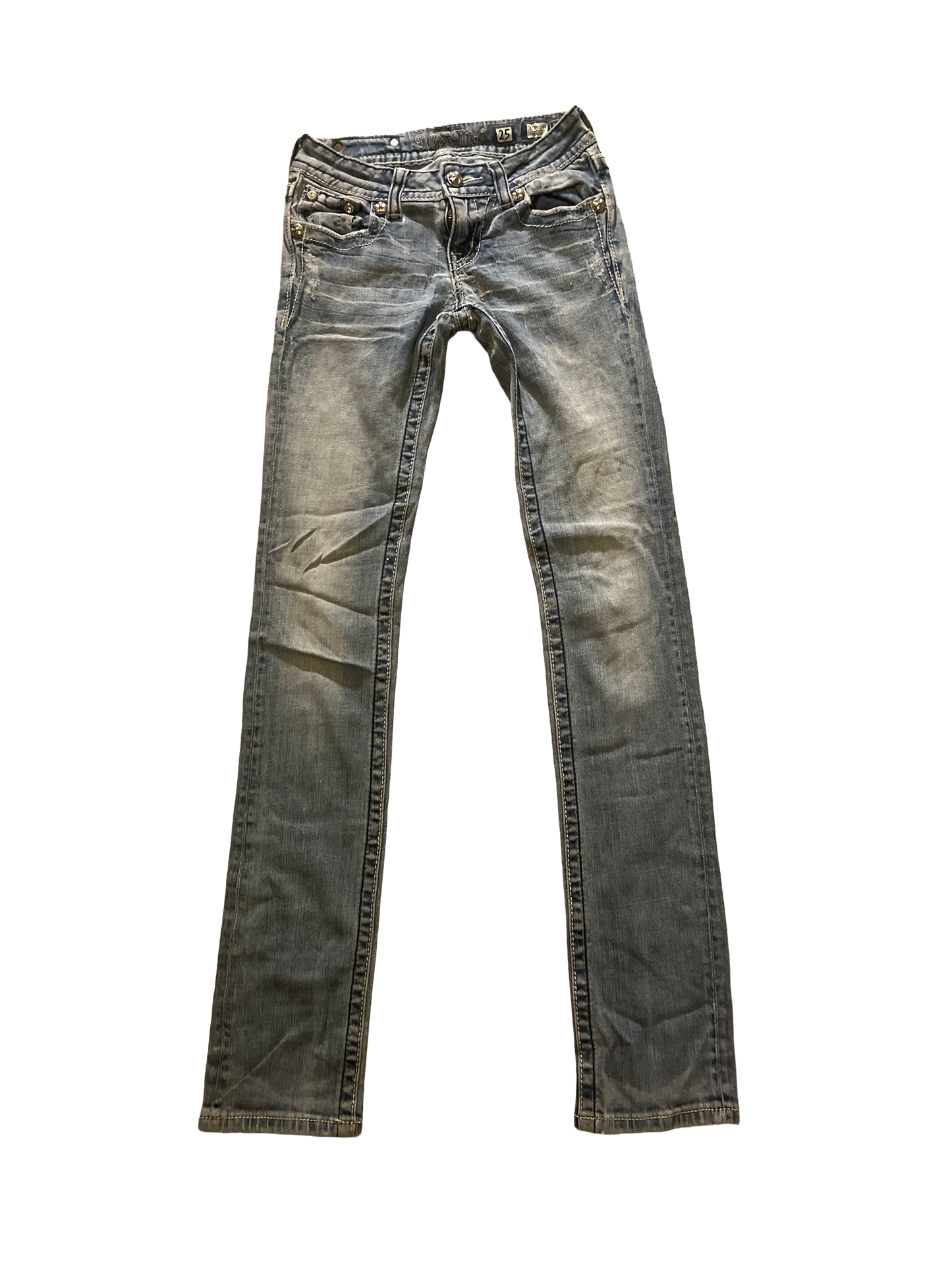 Miss Me Straight Jeans - Storlek 25 (XS)