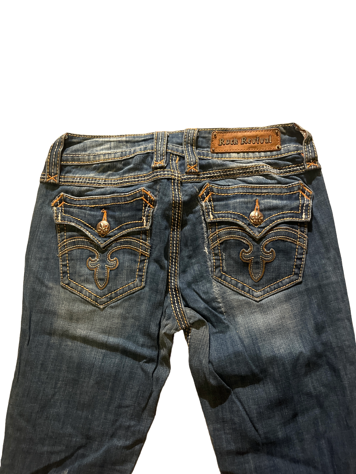 Rock Revival Straight Jeans - Storlek 29 (M)