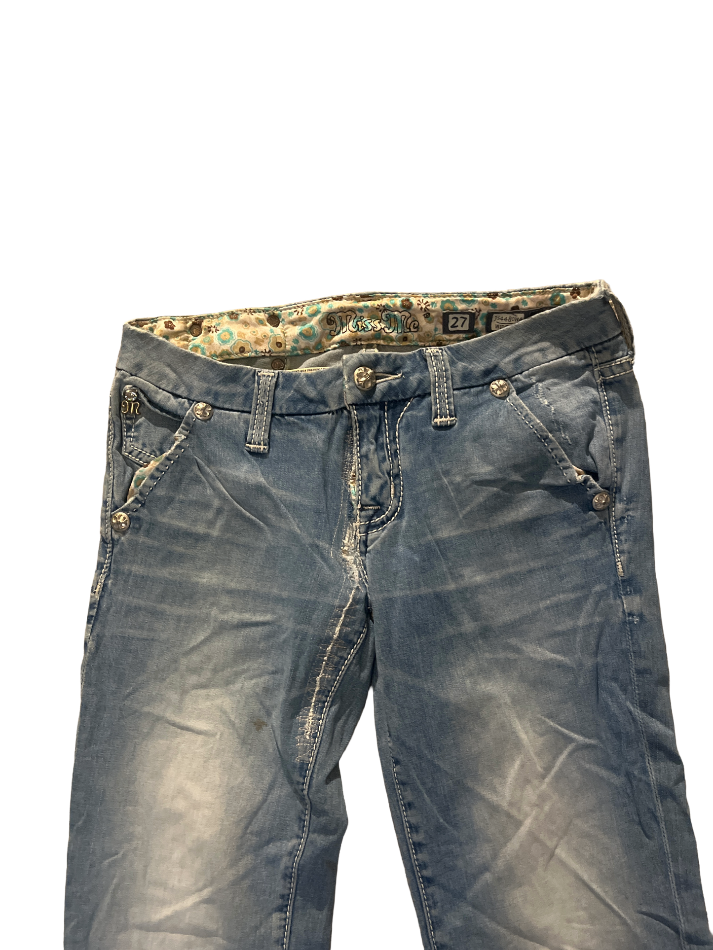 Miss Me Wide Leg Jeans - Storlek 27 (S)