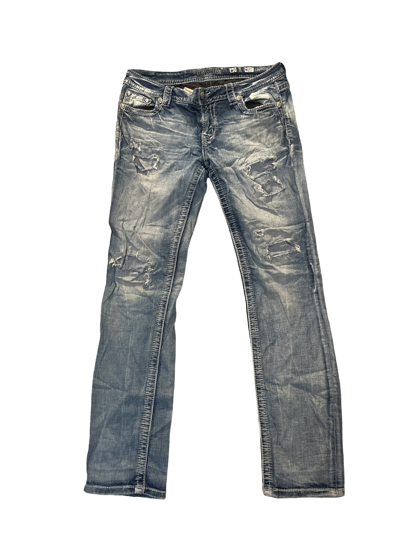 Miss Me Straight Jeans - Storlek 29 (M)
