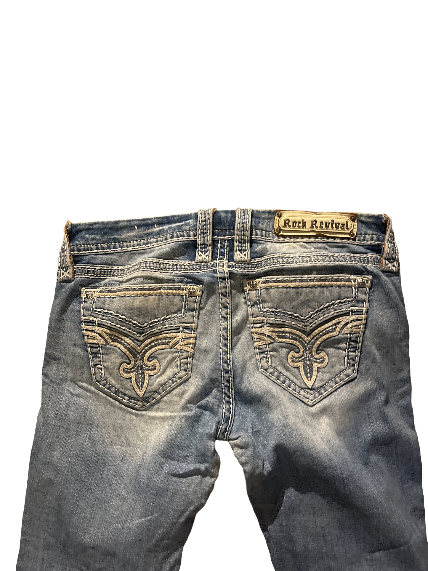 Rock Revival Straight Jeans - Storlek 29 (M/L)