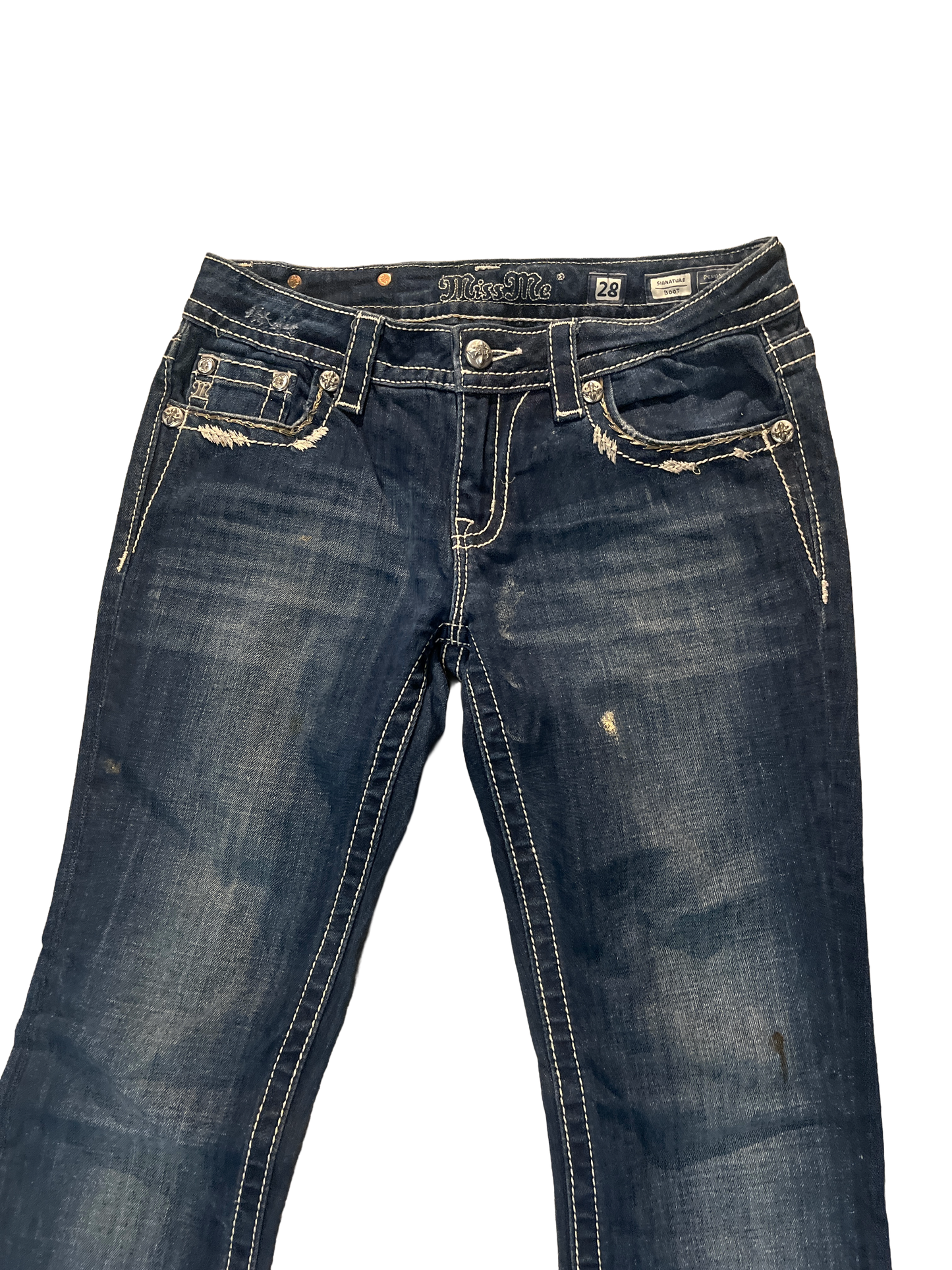 Miss Me Boot Jeans - Storlek 28 (S/M)