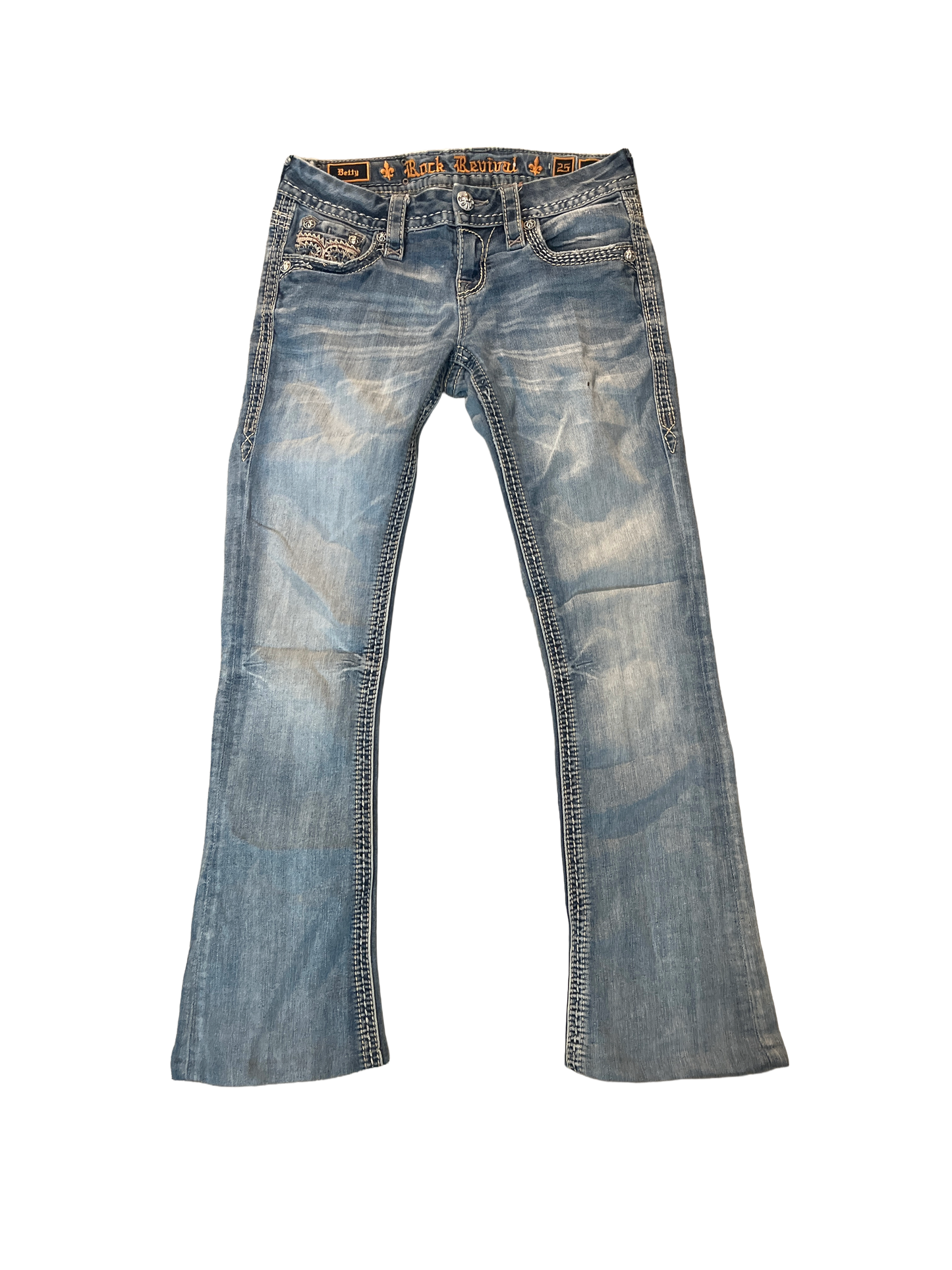 Rock Revival Boot Jeans - Storlek 25 (S)