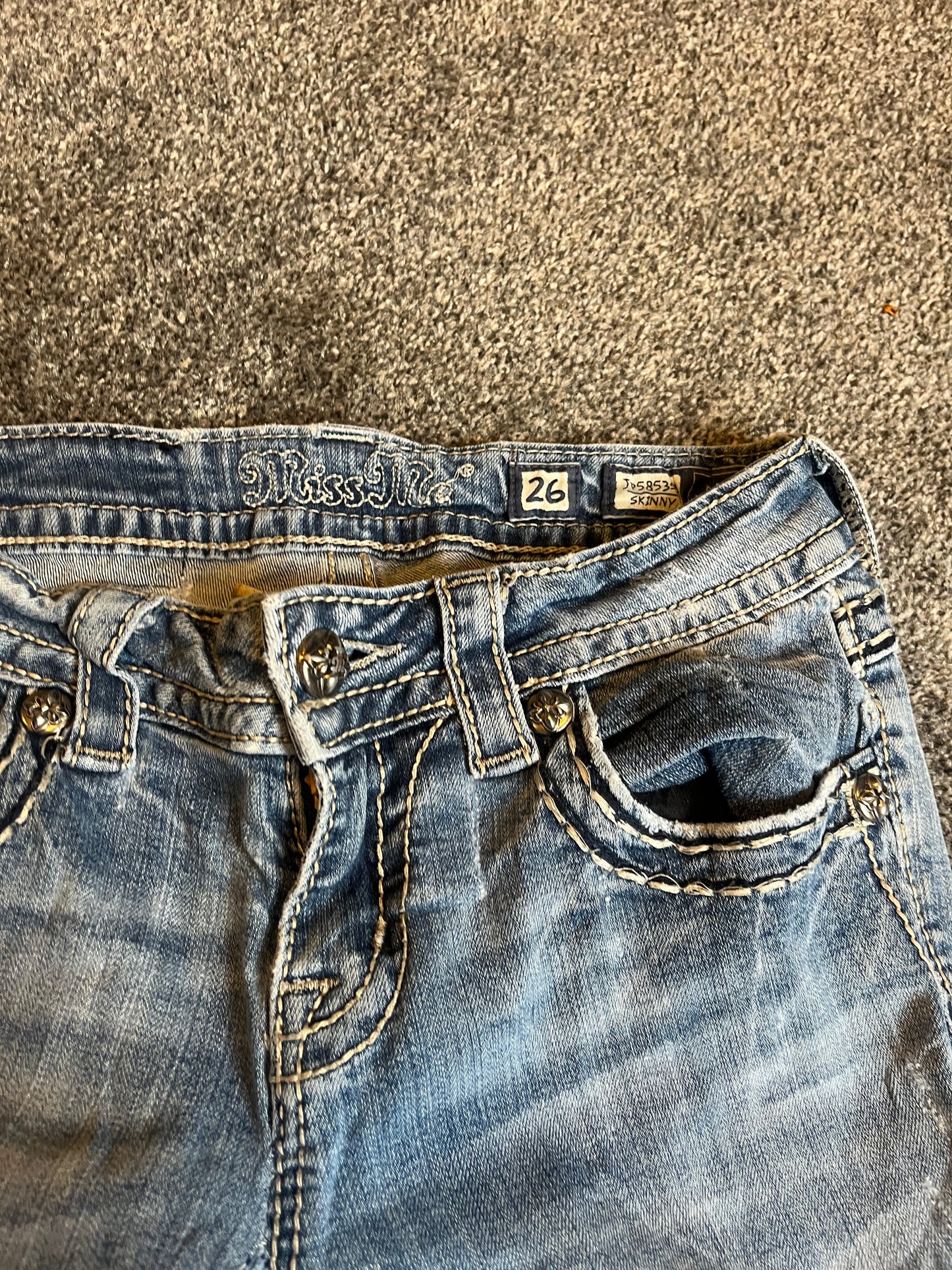 Miss Me Skinny Jeans - Storlek 26 (XS)