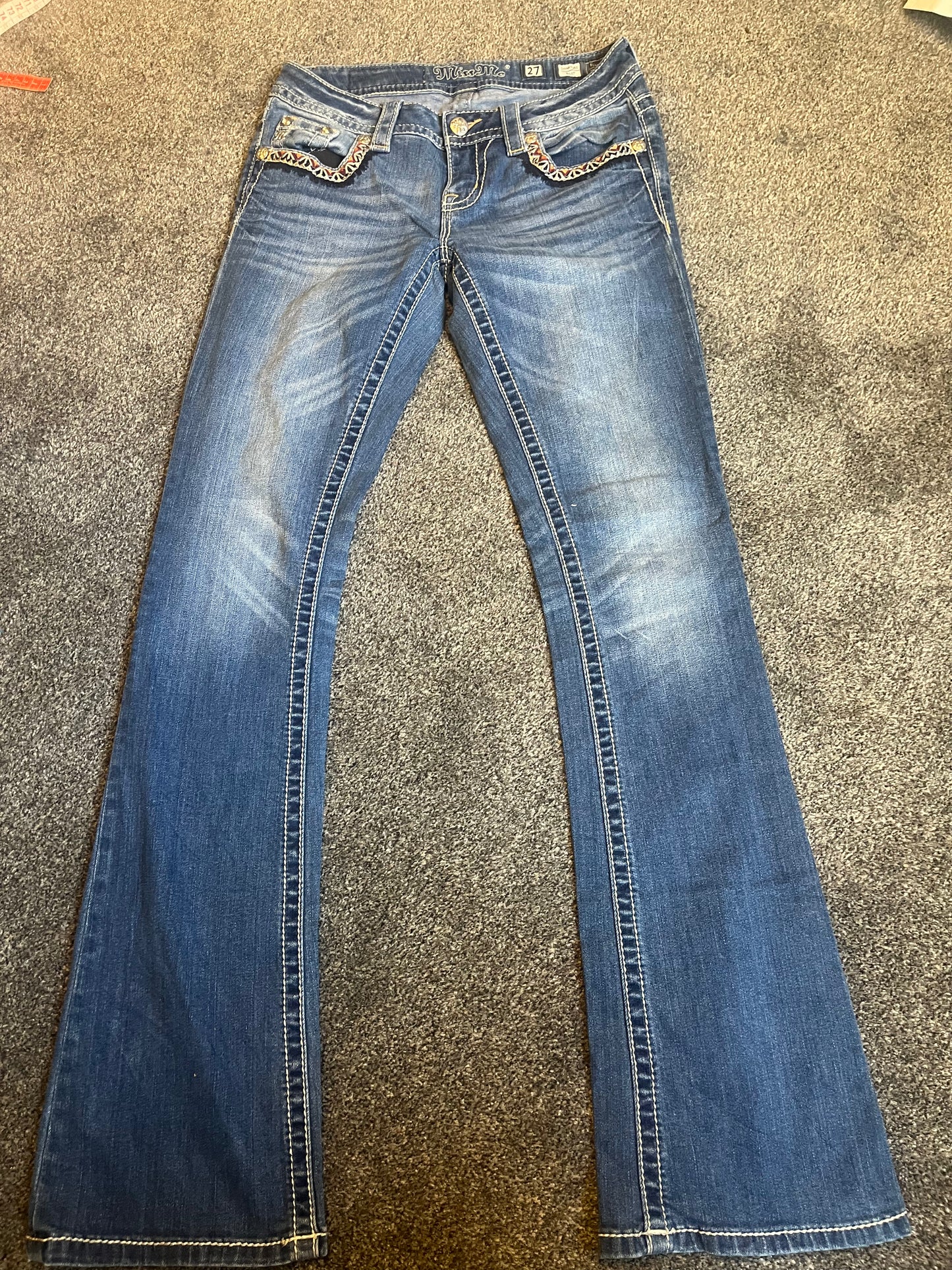 Miss Me Boot Jeans - Storlek 27 (S)