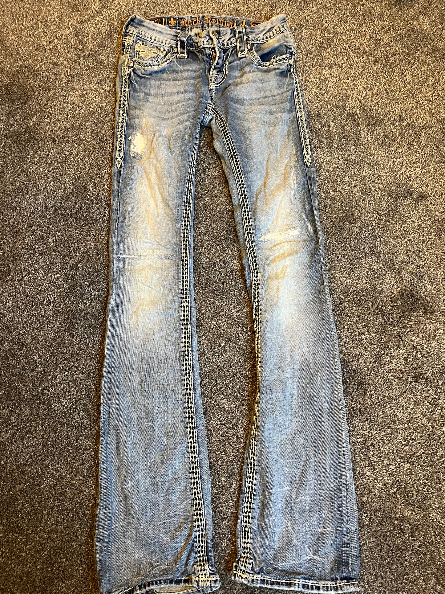 Rock Revival Boot Jeans - Storlek 24 (XXS)