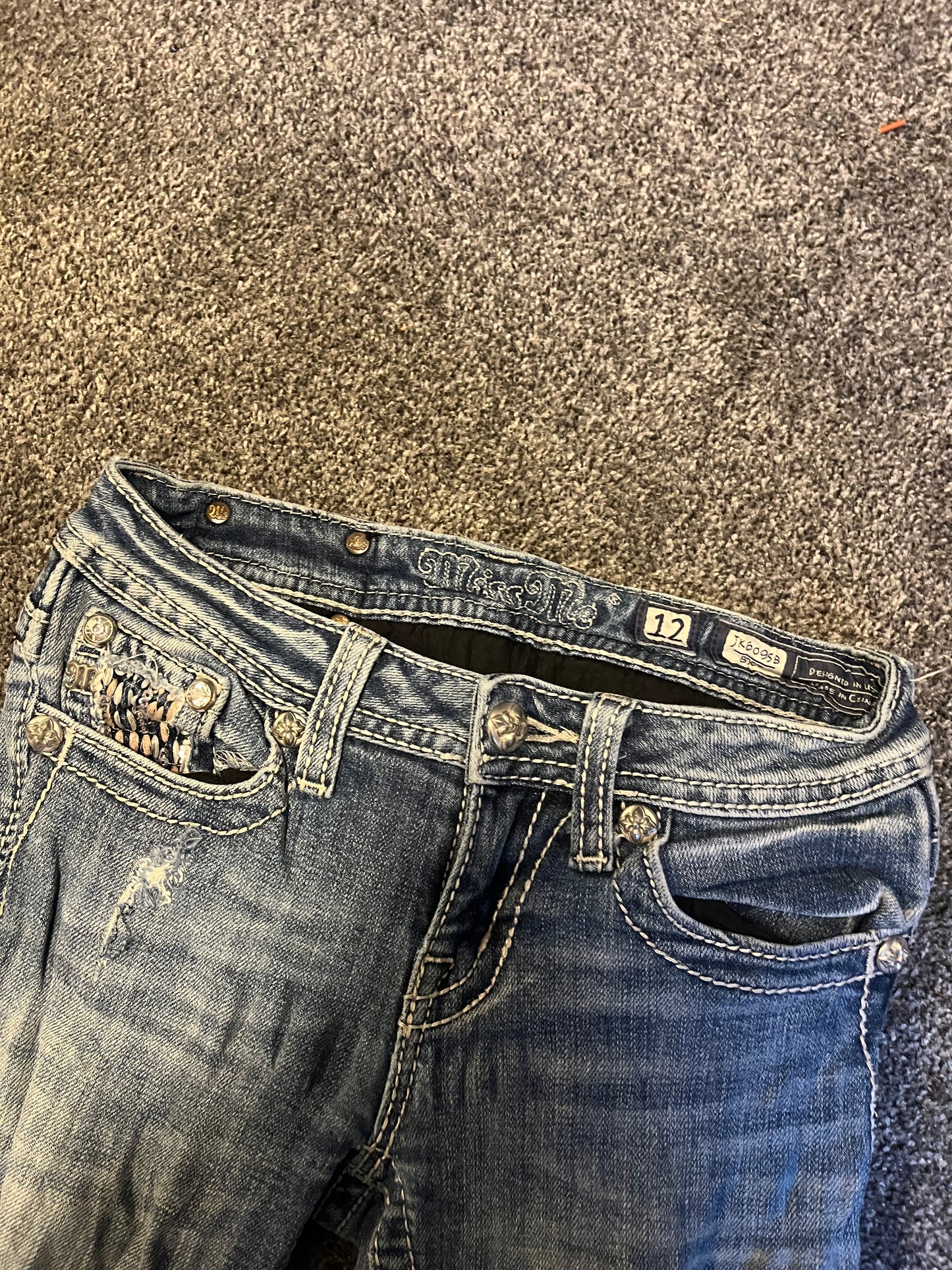 Miss Me Boot Jeans - Barnstorlek 12 (XXS)