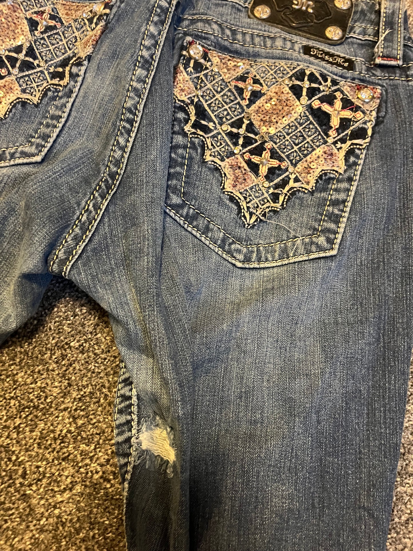 Miss Me Boot Jeans - Storlek 30 (M)