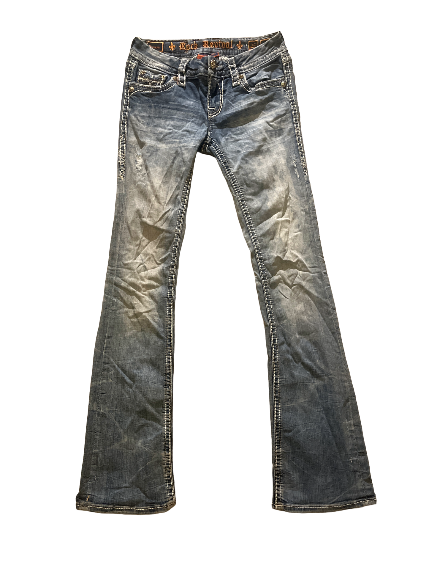 Rock Revival Flare Jeans - Storlek 25 (S)