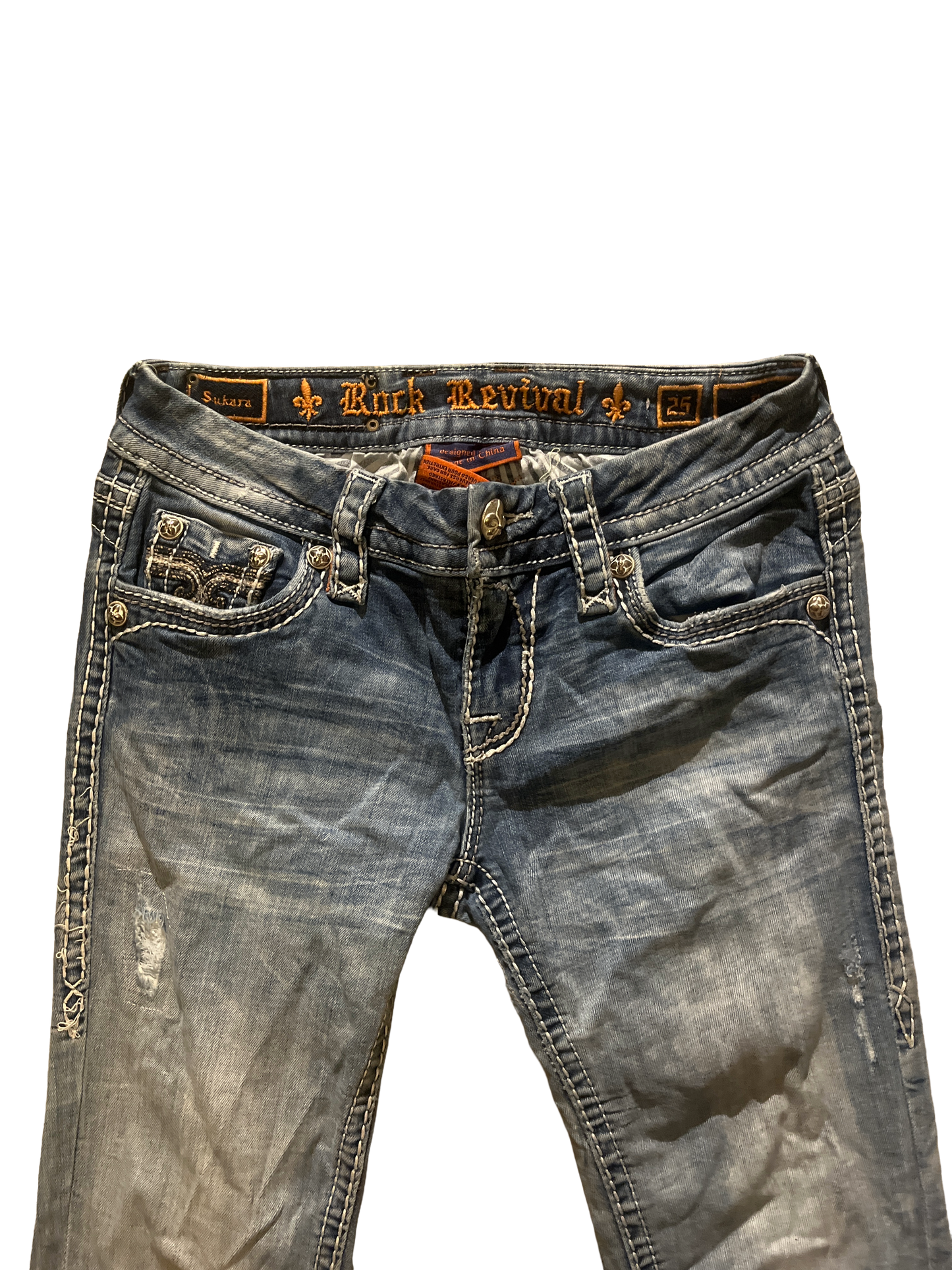 Rock Revival Flare Jeans - Storlek 25 (S)