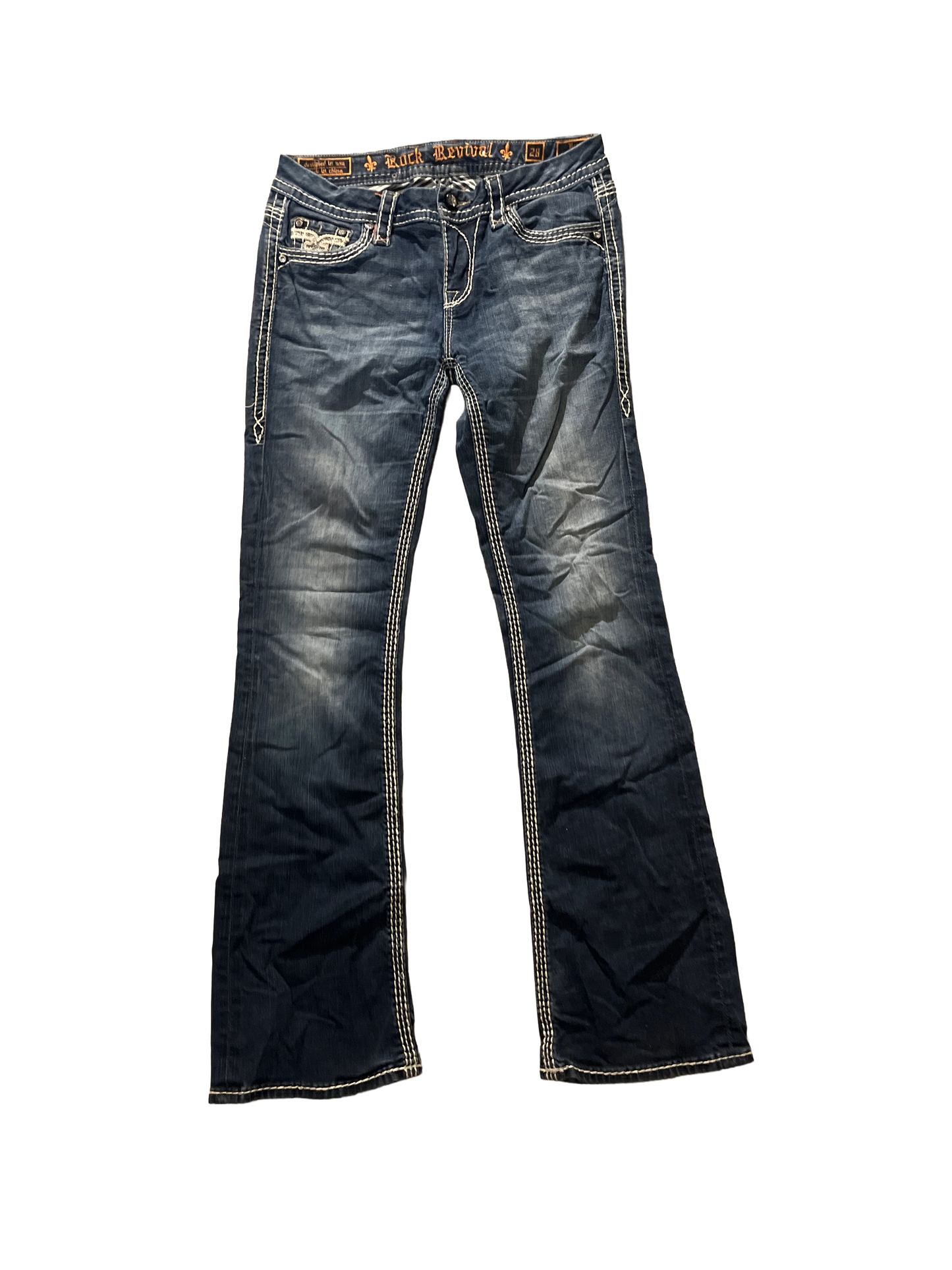 Rock Revival Flare Jeans - Storlek 28 (M)