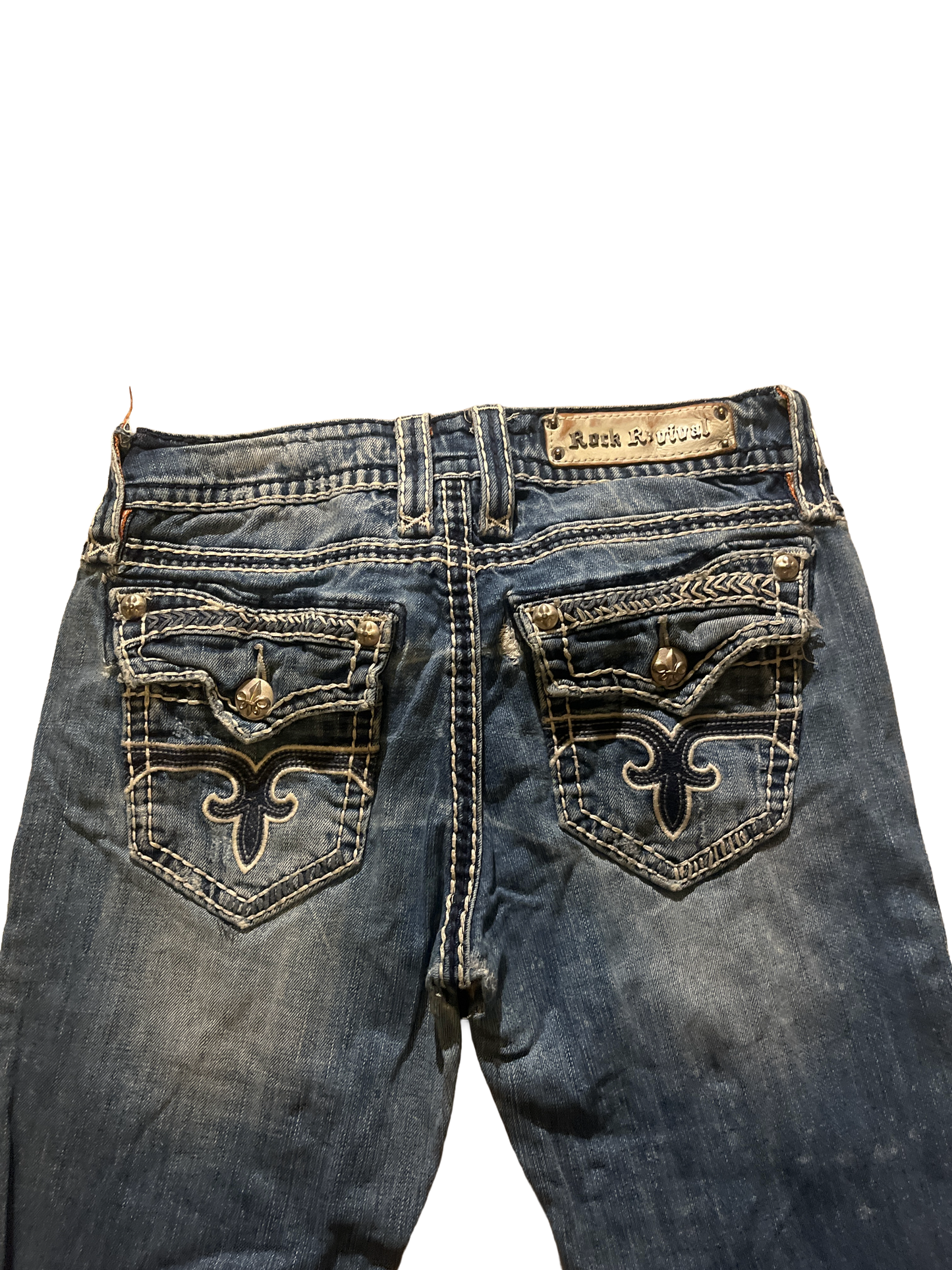 Rock Revival Flare Jeans - Storlek 28 (S)