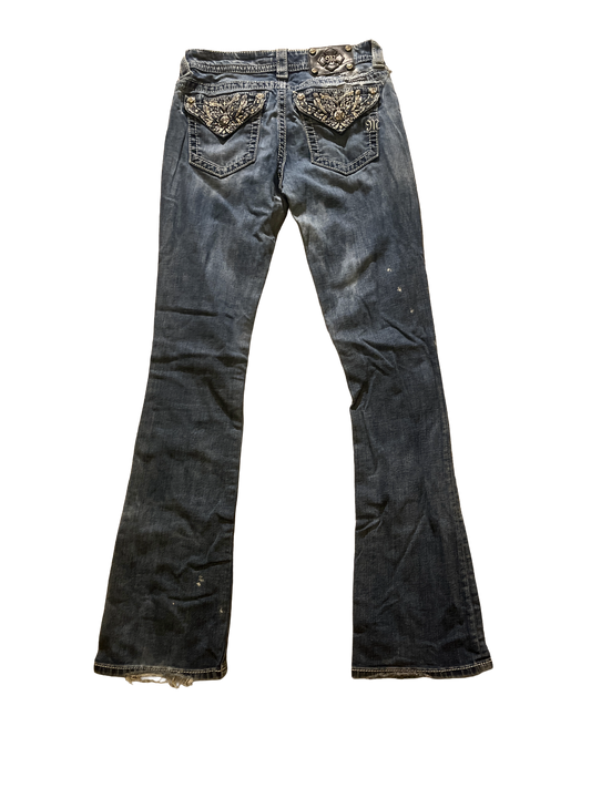 Miss Me Flare Jeans - Storlek 27 (S/M)
