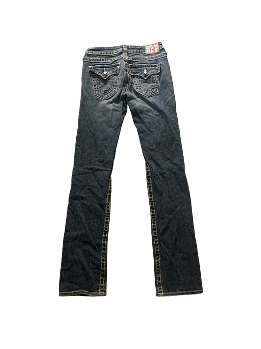 True Religion Disco Billy Big T Jeans - Storlek 26 (S)