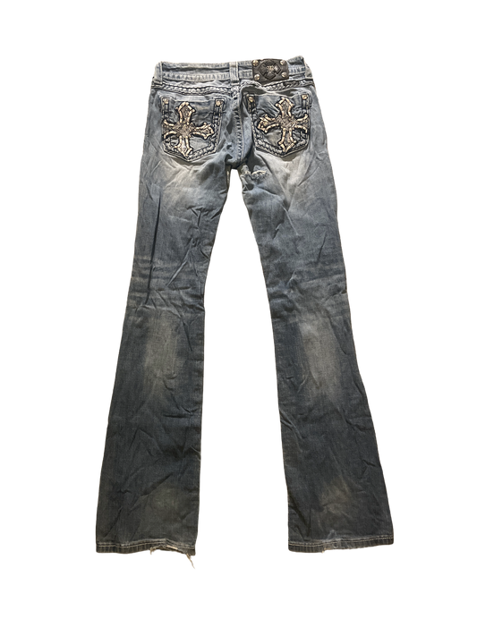 Miss Me Flare Jeans - Storlek 26 (S)