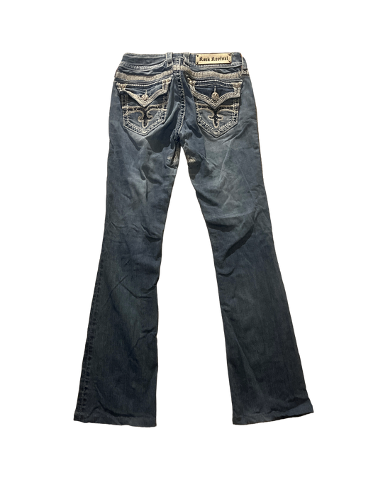 Rock Revival Flare Jeans - Storlek 27 (S)