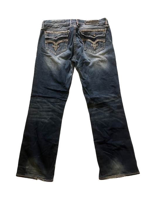Rock Revival Easy Boot Jeans - Storlek 34 (XL)