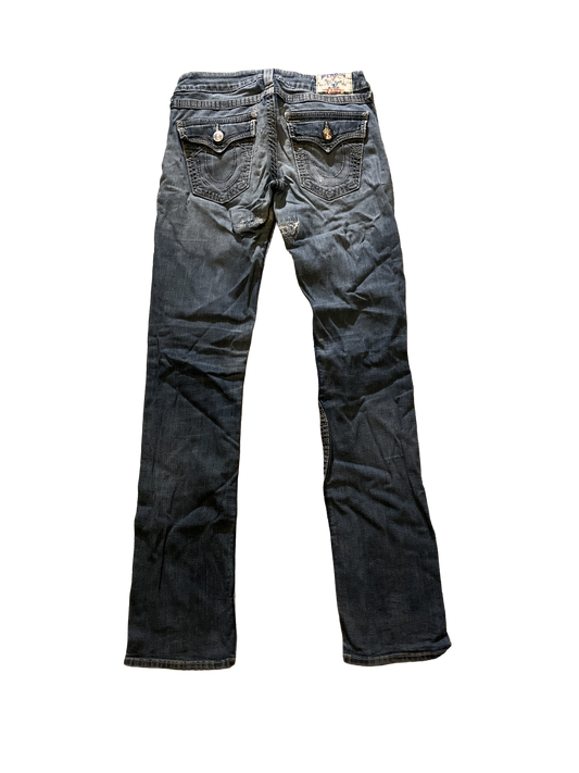 True Religion Straight Jeans - Storlek 27 (S)