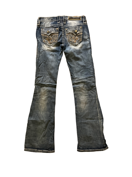 Rock Revival Flare Jeans - Storlek 27 (S/M)