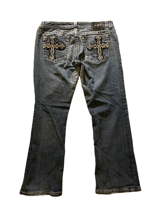 Miss Me Boot Jeans - Storlek 34