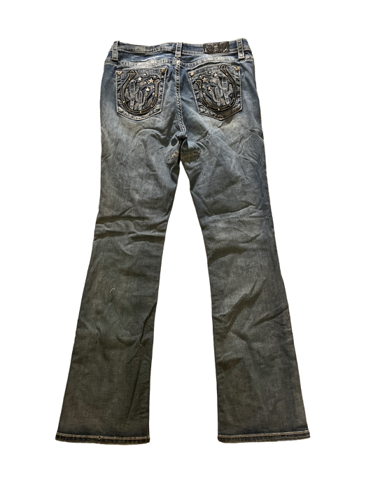 Miss Me Flare Jeans - Storlek 33 (M/L)