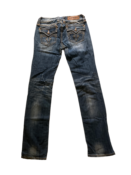 Rock Revival Straight Jeans - Storlek 29 (M)