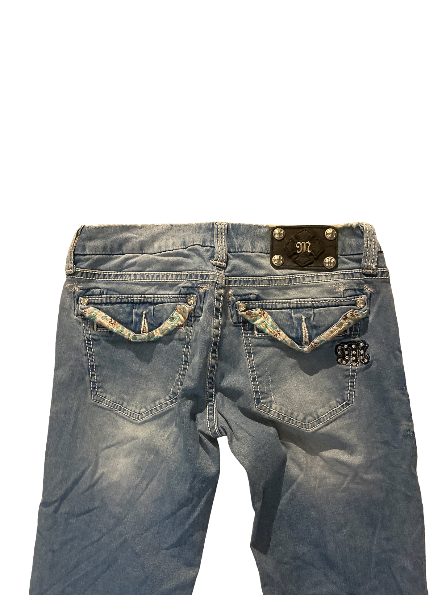 Miss Me Wide Leg Jeans - Storlek 27 (S)