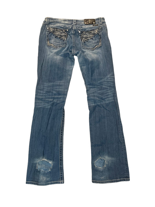 Miss Me Boot Jeans - Storlek 34 (XL)