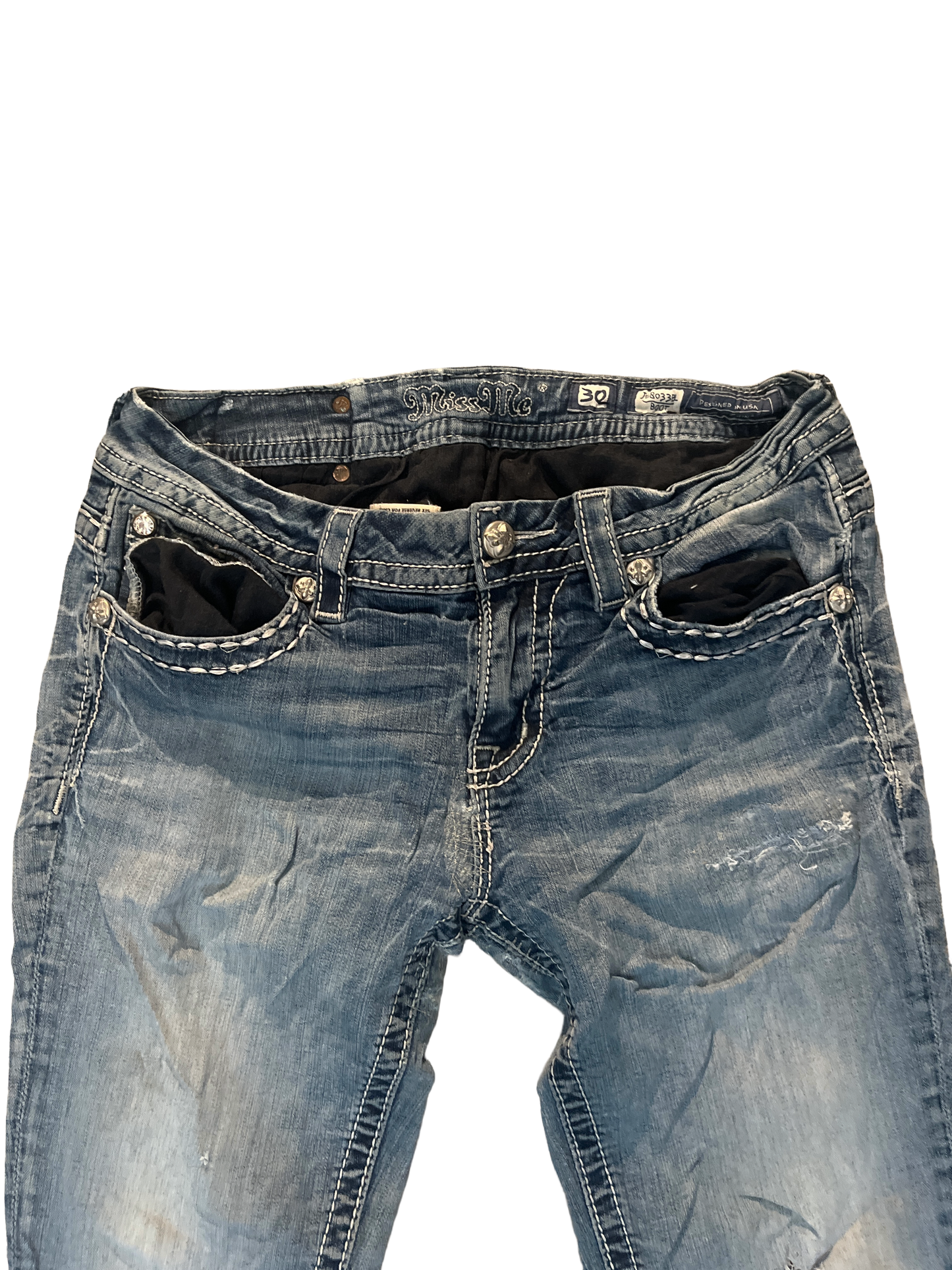Miss Me Boot Jeans - Storlek 30 (M)