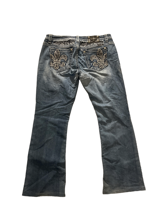 Miss Me Boot Jeans - Storlek 33 (XL)