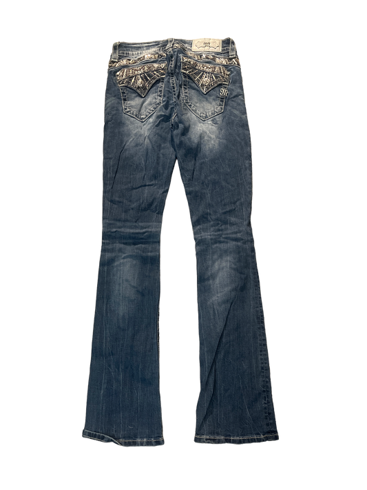 Miss Me Boot Jeans - Storlek 27 (S)
