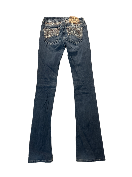 Miss Me Boot Jeans - Storlek 26 (XS)
