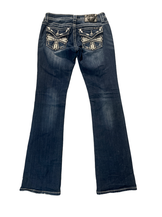 Miss Me Boot Jeans - Storlek 28 (S/M)