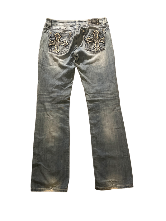 Miss Me Boot Jeans - Storlek 32 (L)