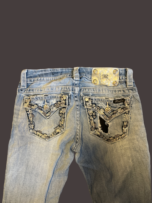 Miss Me Boot Jeans - Storlek 25 (S)