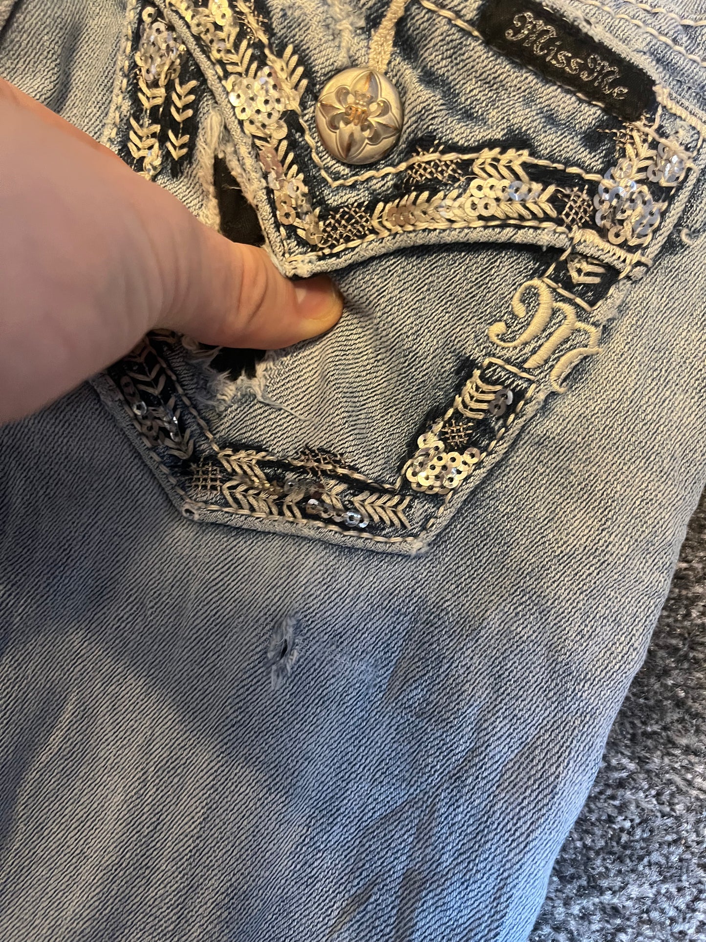 Miss Me Boot Jeans - Storlek 25 (S)