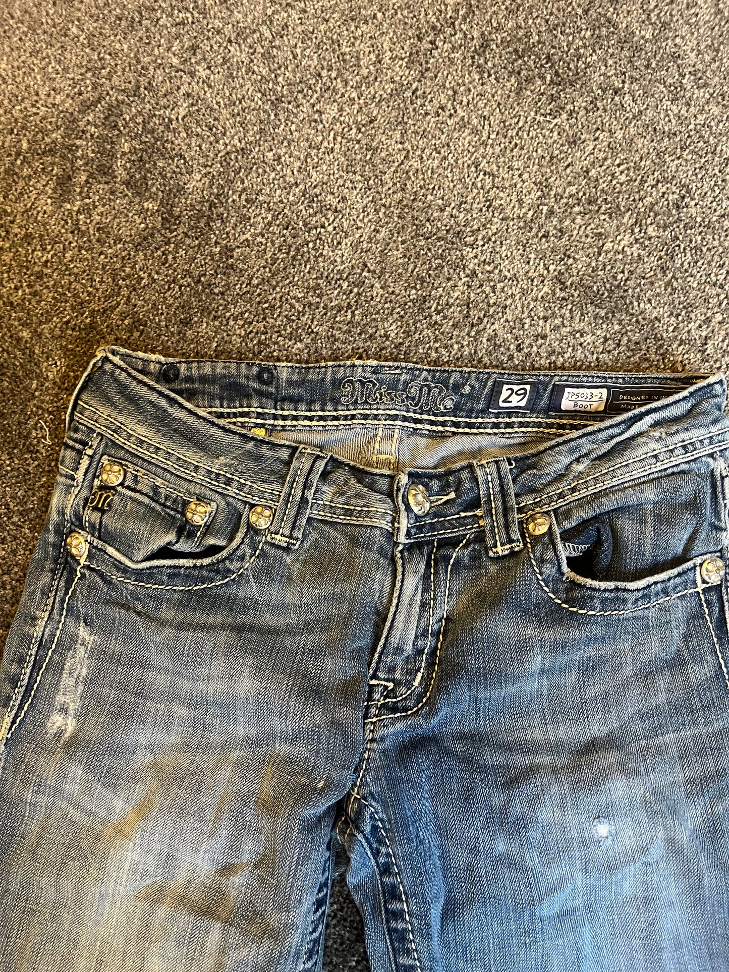 Miss Me Boot Jeans - Storlek 29 (S/M)