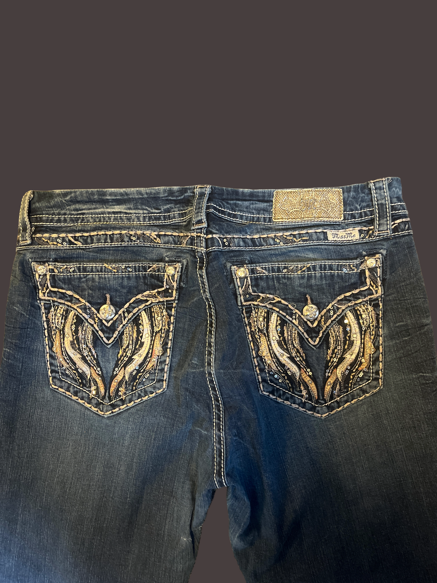 Miss Me Boot Easy Jeans - Storlek 36 (XL)