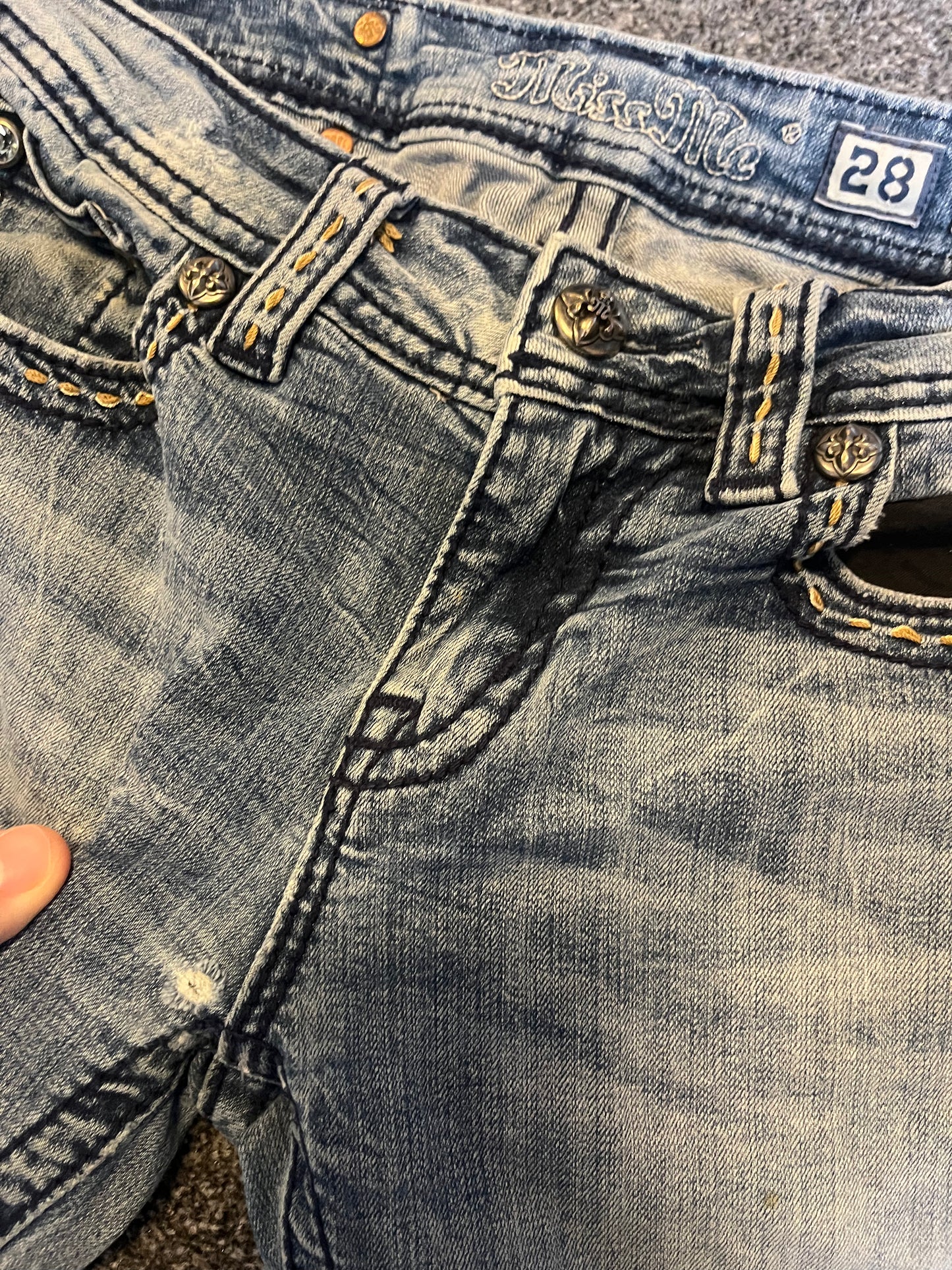 Miss Me Boot Jeans - Storlek 28 (S)