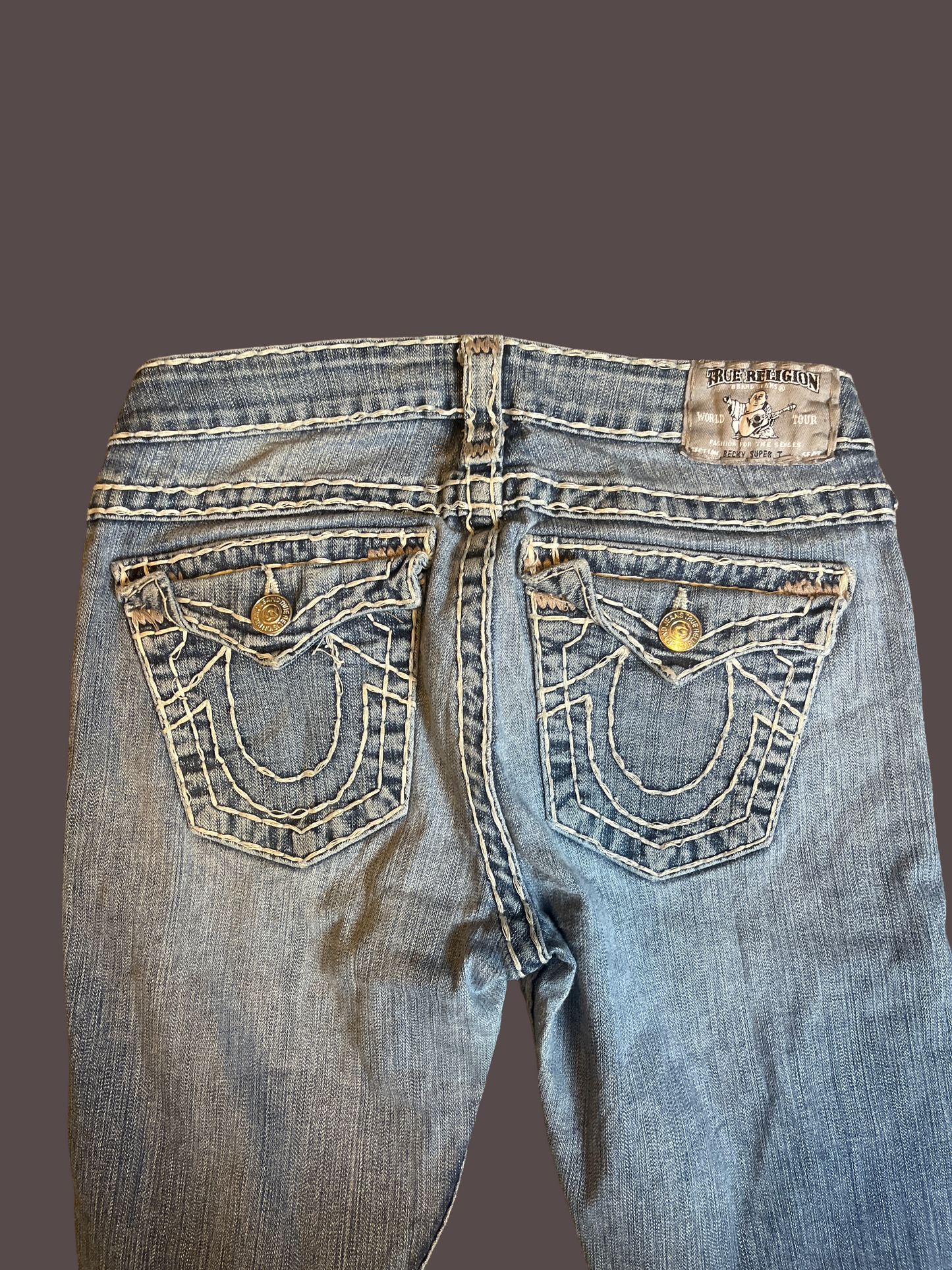 True Religion Becky Super T Jeans - Storlek 27 (S)